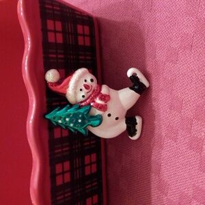 Snowman brooch/pendant  NWOT